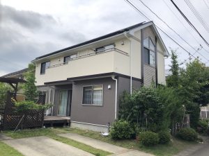 泉区館E様邸屋根外壁塗装工事