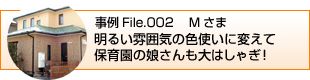 明るい雰囲気の色使いに変えて保育園の娘さんも大はしゃぎ！