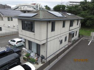プレミアムシリコンプラン 外壁SR 169 屋根RC103 塩釜市I様邸屋根外壁塗装工事